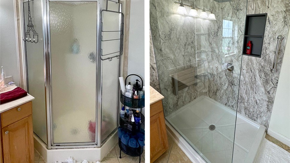 Tubs & Showers Project in Lillian, AL by Hometown Contractors, Inc.