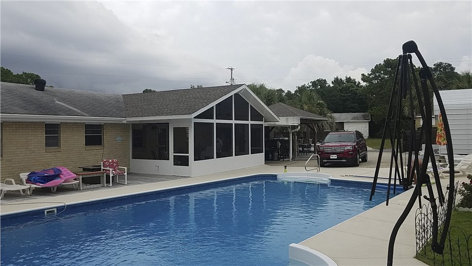 Sunrooms & Enclosures Project in Pensacola, FL by Hometown Contractors, Inc.