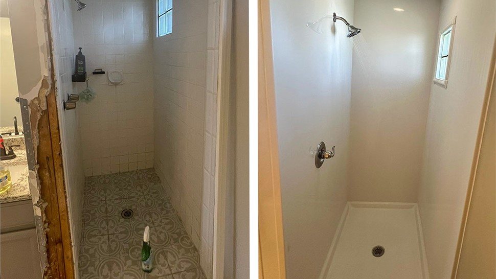 Tubs & Showers Project in Mary Esther, FL by Hometown Contractors, Inc.