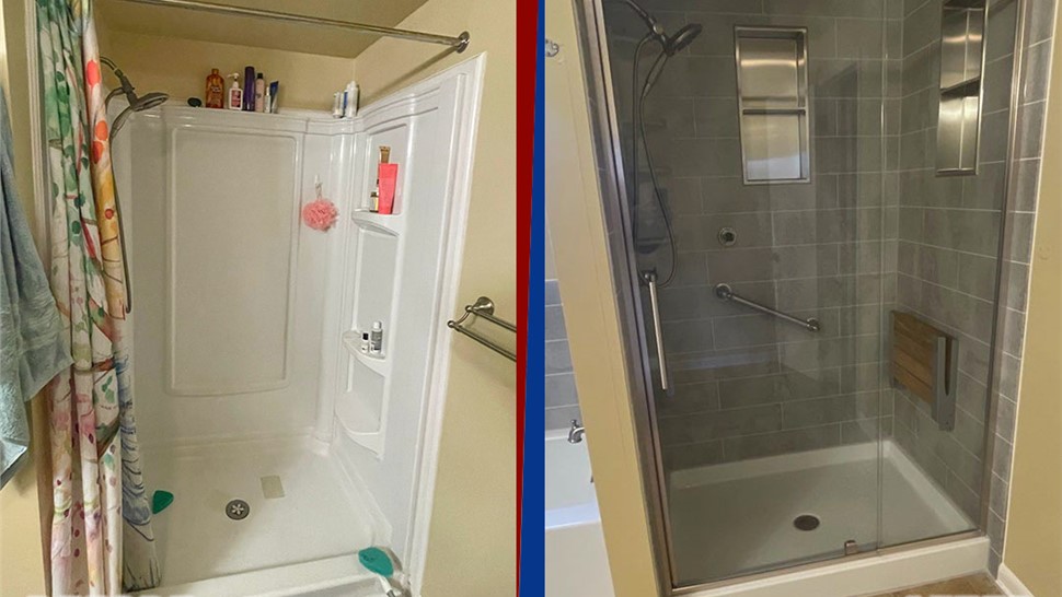 Tubs & Showers Project in Fort Walton Beach, FL by Hometown Contractors, Inc.