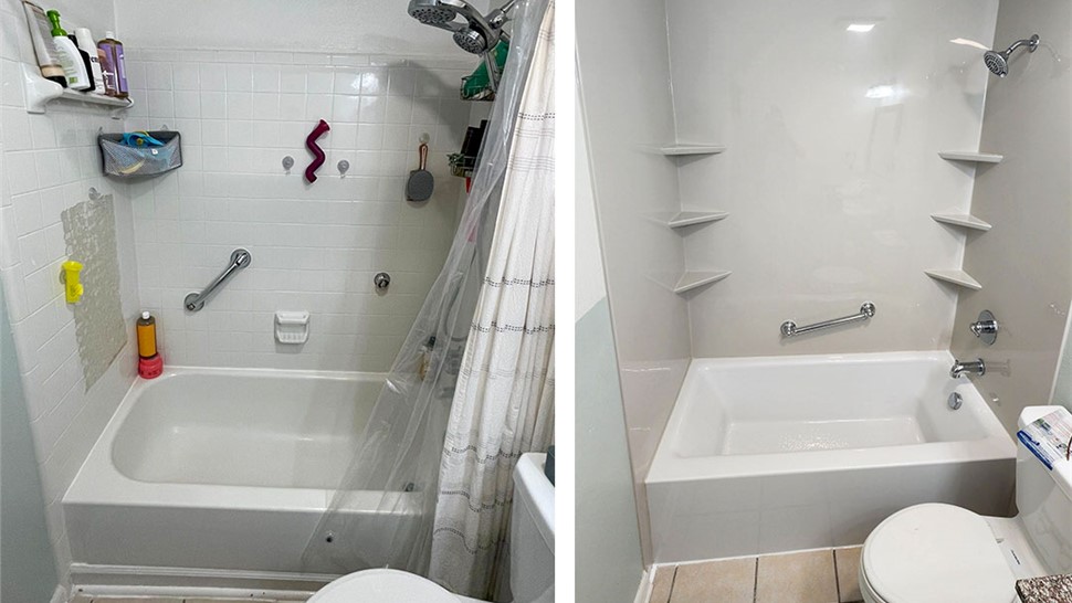 Tubs & Showers Project in Pace, FL by Hometown Contractors, Inc.