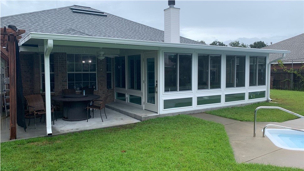 Sunrooms & Enclosures Project in Pensacola, FL by Hometown Contractors, Inc.