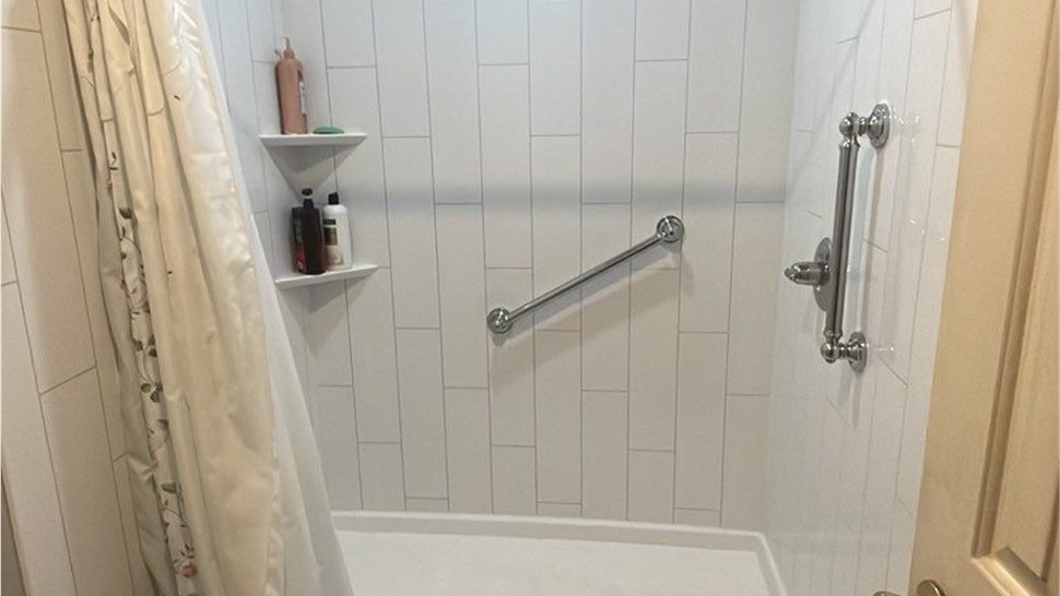 Tubs & Showers Project in Pensacola, FL by Hometown Contractors, Inc.