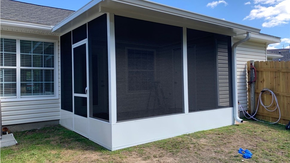 Sunrooms & Enclosures Project in Cantonment, FL by Hometown Contractors, Inc.