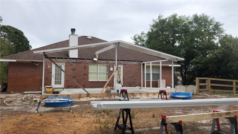 Sunrooms & Enclosures Project in Navarre, FL by Hometown Contractors, Inc.