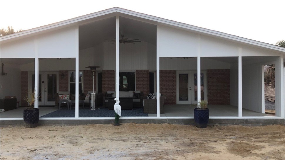 Patio Covers & Pergolas Project in Pensacola, FL by Hometown Contractors, Inc.