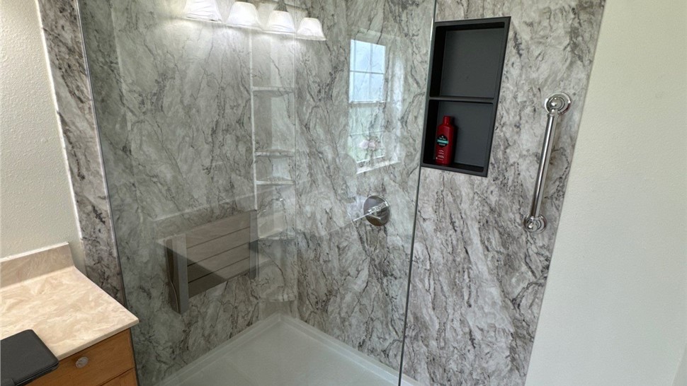 Tubs & Showers Project in Lillian, AL by Hometown Contractors, Inc.