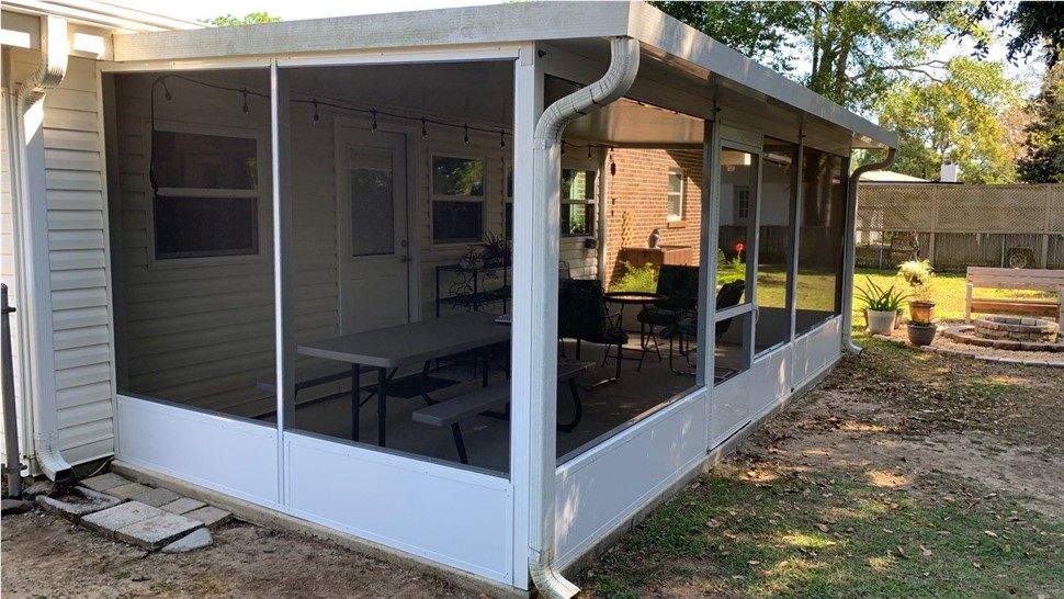 Sunrooms & Enclosures Project in Pensacola, FL by Hometown Contractors, Inc.