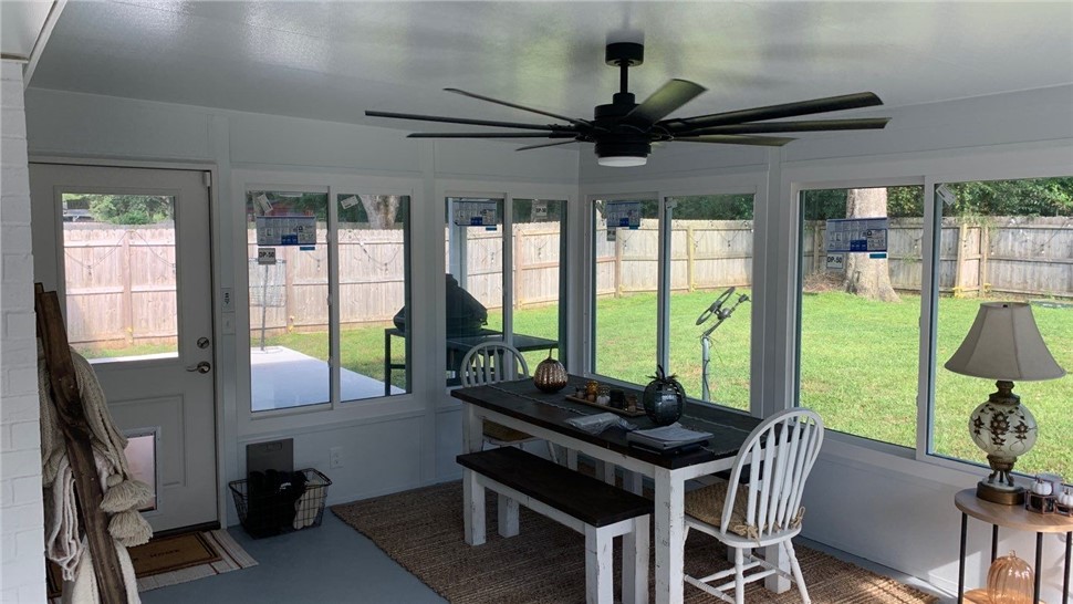 Sunrooms & Enclosures Project in Milton, FL by Hometown Contractors, Inc.