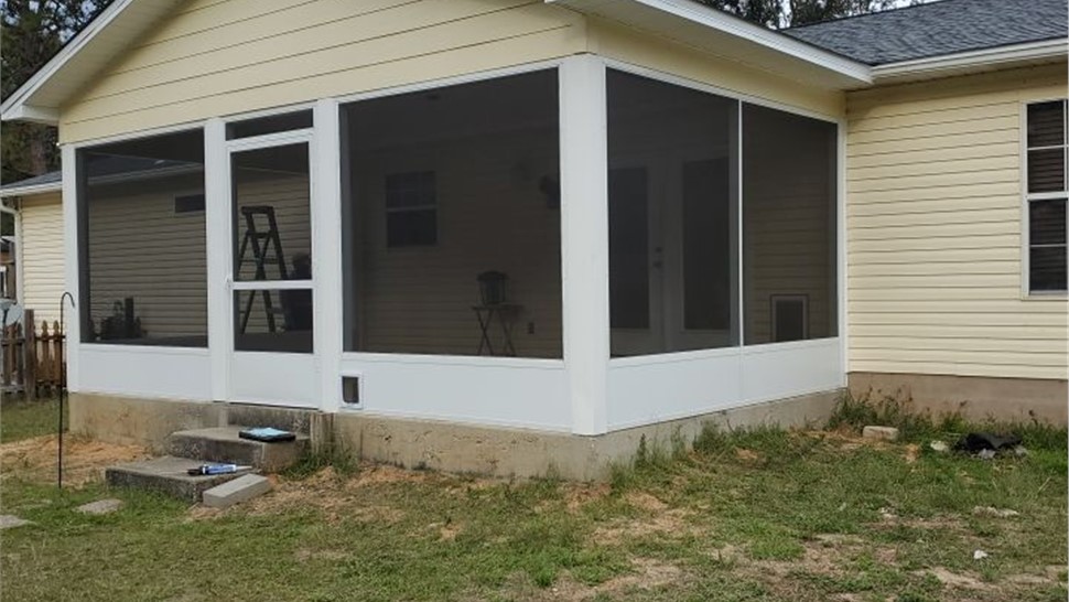 Sunrooms & Enclosures Project in Navarre, FL by Hometown Contractors, Inc.