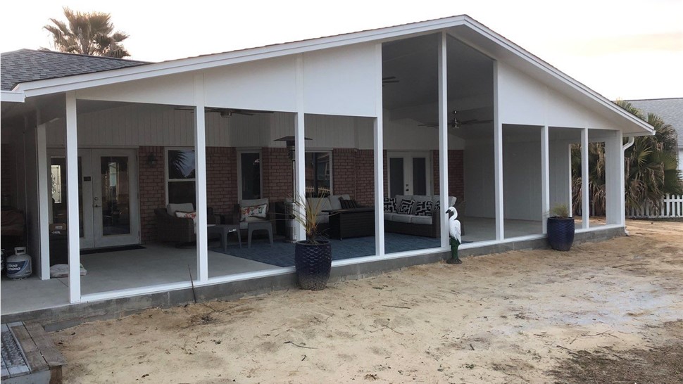 Patio Covers & Pergolas Project in Pensacola, FL by Hometown Contractors, Inc.