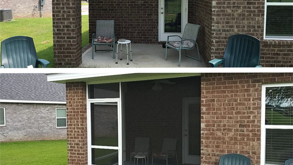 Sunrooms & Enclosures Project in Milton, FL by Hometown Contractors, Inc.