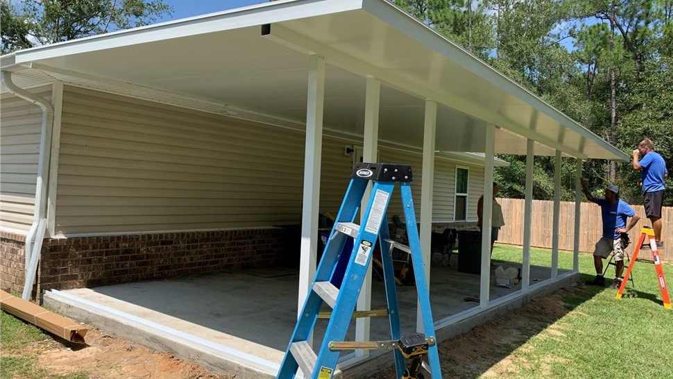 Sunrooms & Enclosures Project in Milton, FL by Hometown Contractors, Inc.