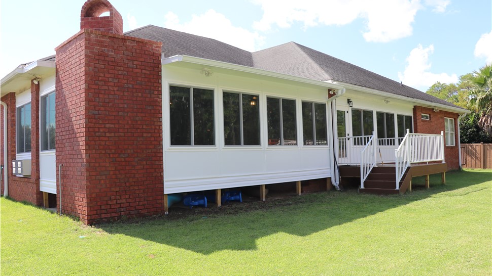 Sunrooms & Enclosures Project in Navarre, FL by Hometown Contractors, Inc.