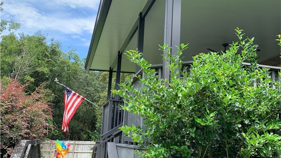 Patio Covers & Pergolas Project in Navarre, FL by Hometown Contractors, Inc.