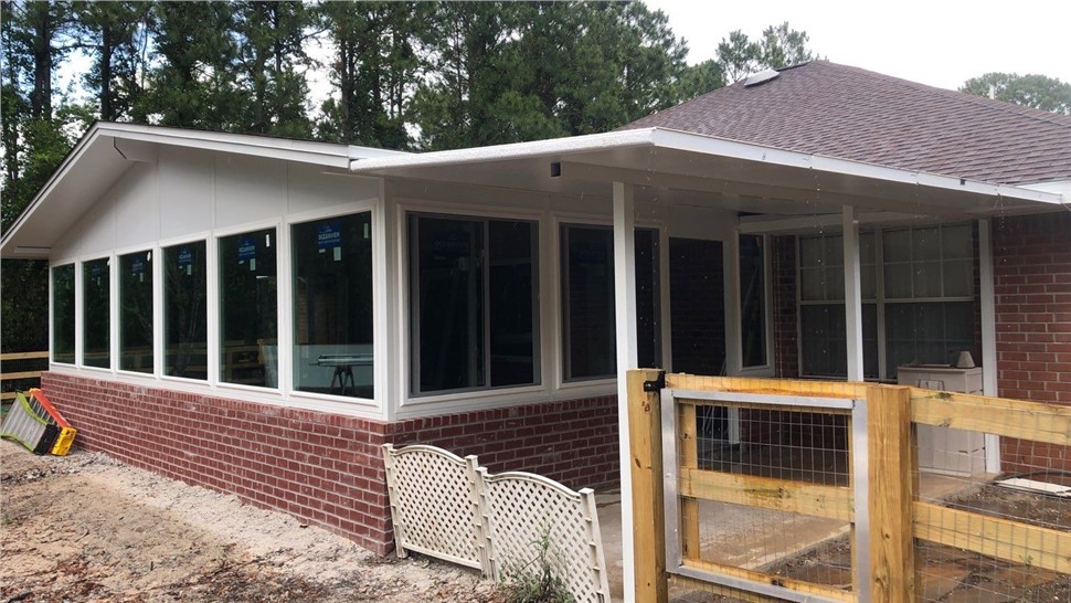Sunrooms & Enclosures Project in Navarre, FL by Hometown Contractors, Inc.