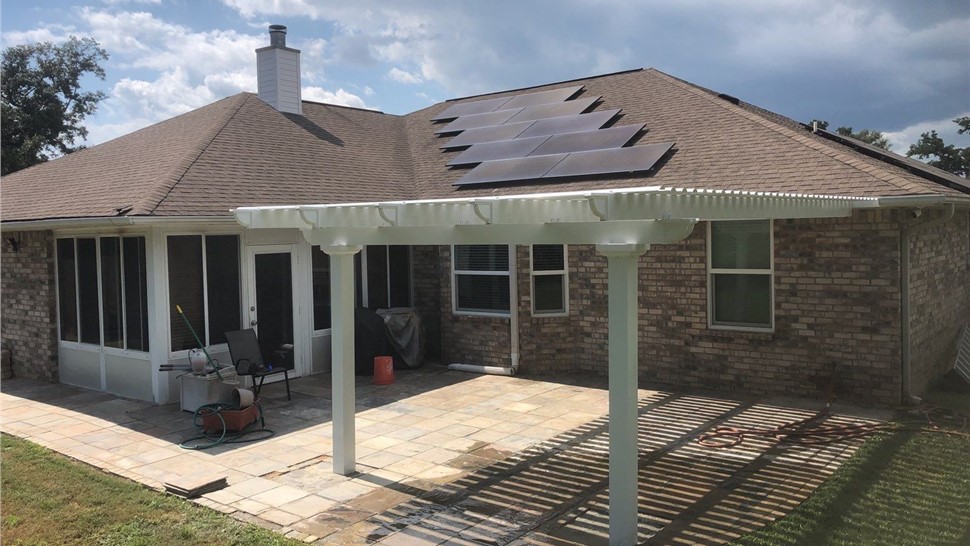 Patio Covers & Pergolas Project in Pensacola, FL by Hometown Contractors, Inc.