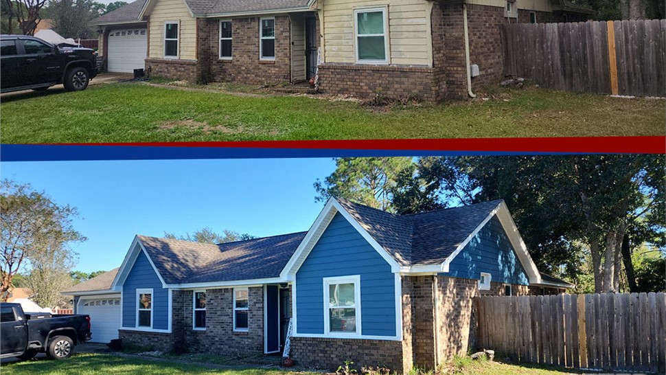 Siding Project in Pensacola, FL by Hometown Contractors, Inc.
