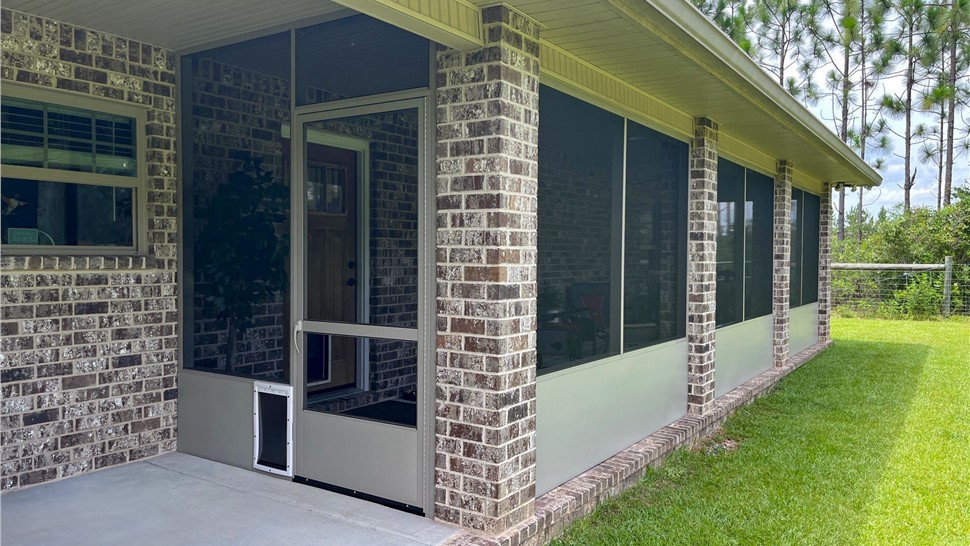 Sunrooms & Enclosures Project in Pace, FL by Hometown Contractors, Inc.