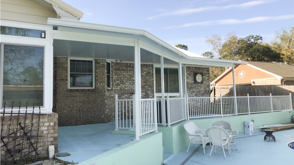Patio Covers & Pergolas Project in Pensacola, FL by Hometown Contractors, Inc.