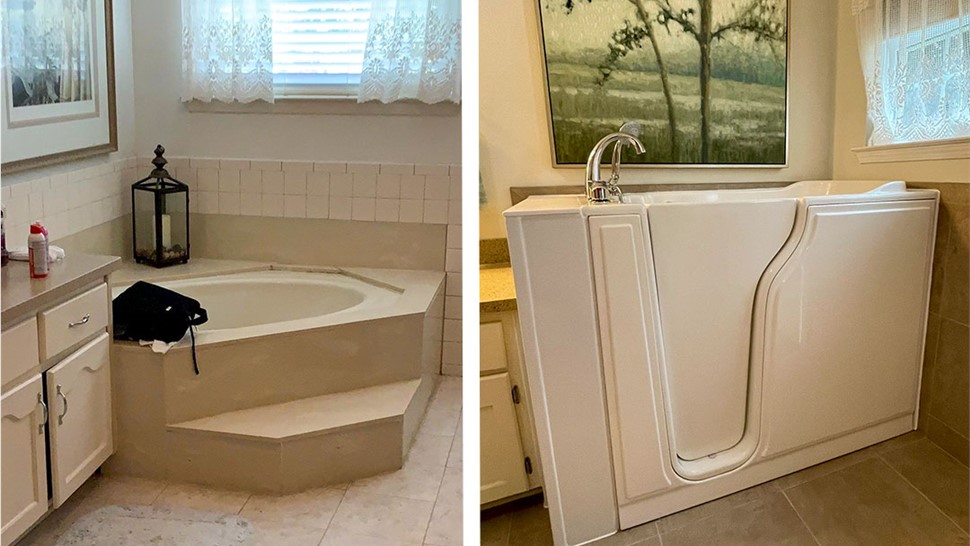 Tubs & Showers Project in Pace, FL by Hometown Contractors, Inc.