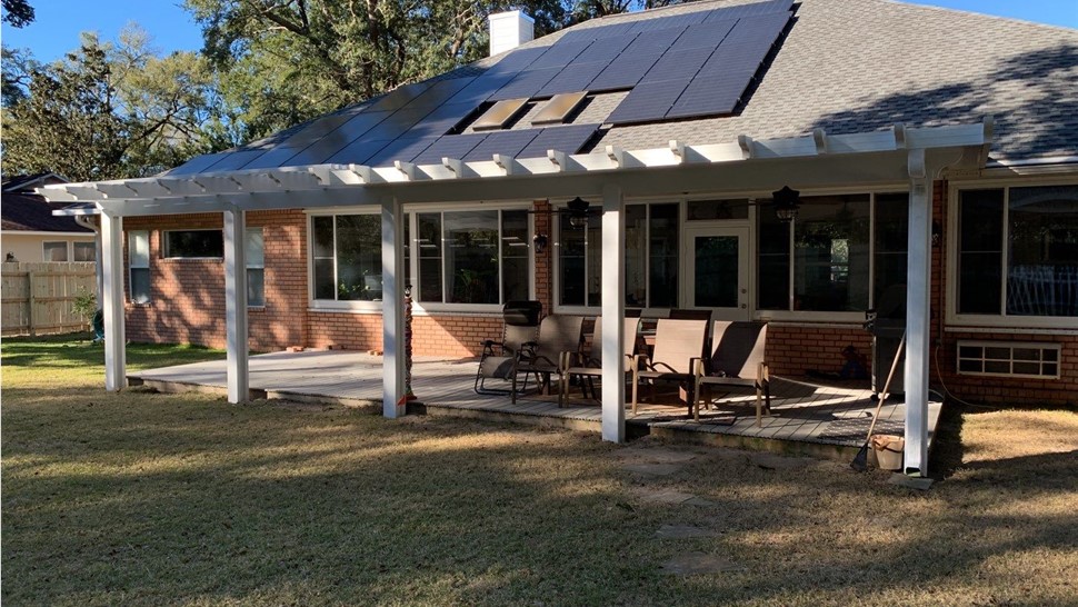 Patio Covers & Pergolas Project in Milton, FL by Hometown Contractors, Inc.