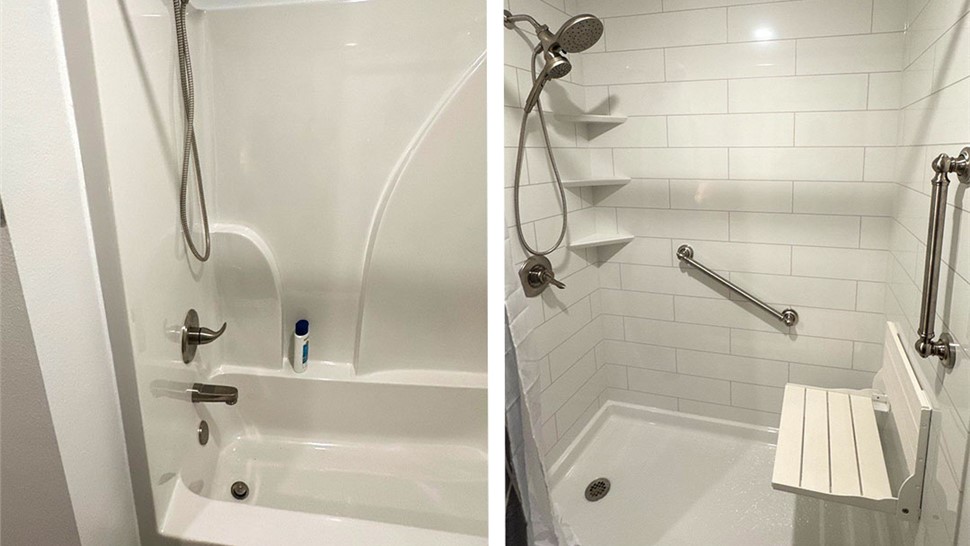 Tubs & Showers Project in Bay Minette, AL by Hometown Contractors, Inc.
