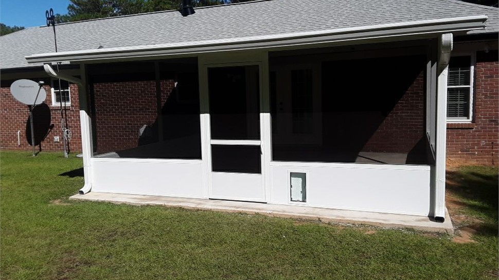 Sunrooms & Enclosures Project in Milton, FL by Hometown Contractors, Inc.