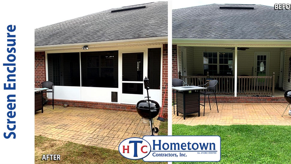 Sunrooms & Enclosures Project in Crestview, FL by Hometown Contractors, Inc.