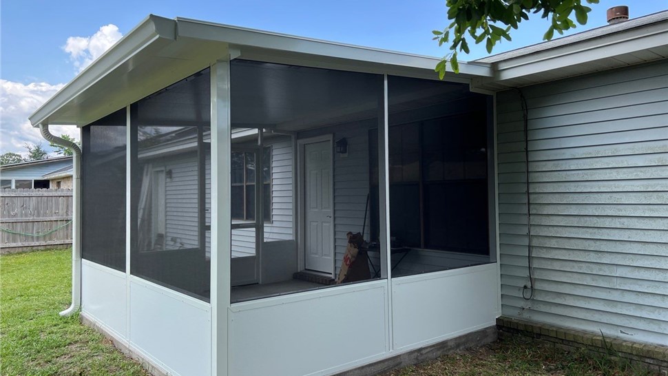 Sunrooms & Enclosures Project in Pensacola, FL by Hometown Contractors, Inc.