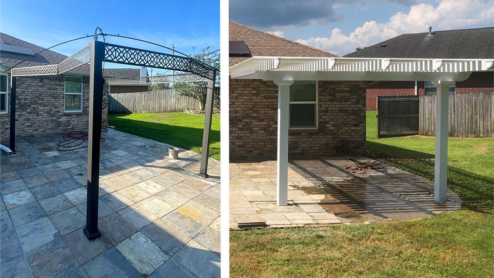 Patio Covers & Pergolas Project in Pensacola, FL by Hometown Contractors, Inc.