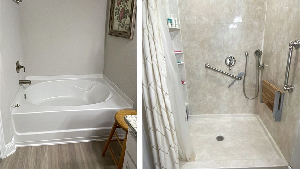 Tubs & Showers Project in Bellview, FL by Hometown Contractors, Inc.