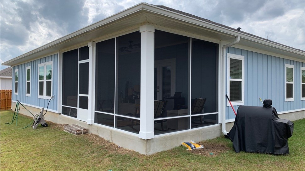 Sunrooms & Enclosures Project in Pensacola, FL by Hometown Contractors, Inc.