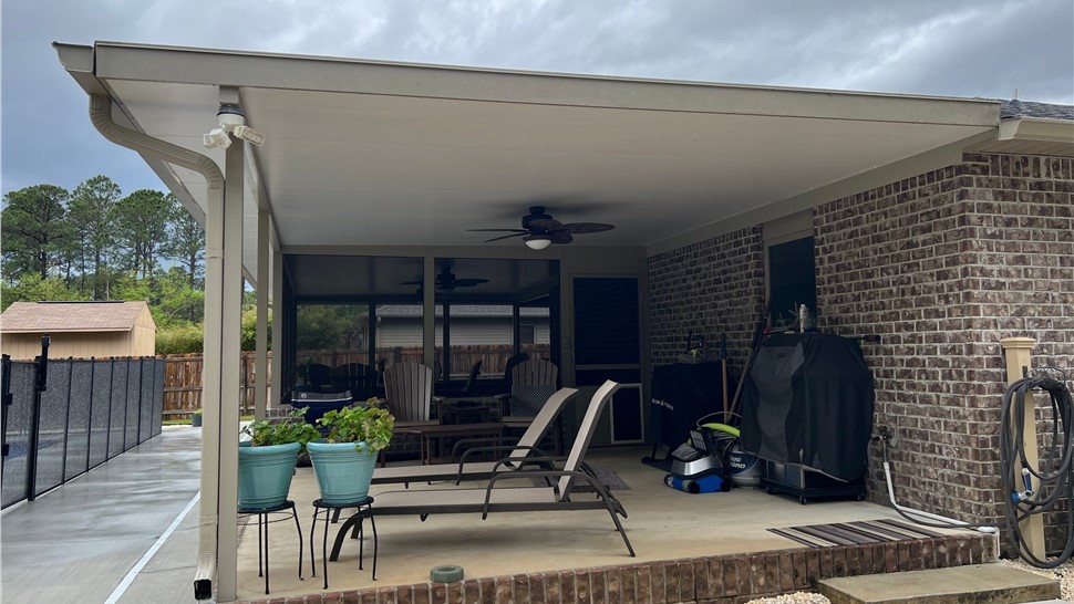 Sunrooms & Enclosures Project in Navarre, FL by Hometown Contractors, Inc.