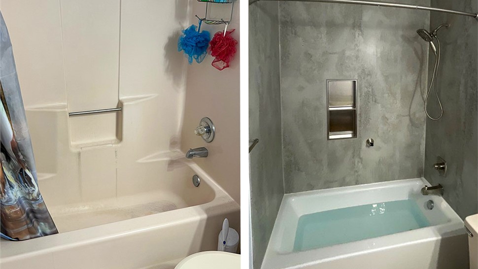Tubs & Showers Project in Cantonment, FL by Hometown Contractors, Inc.