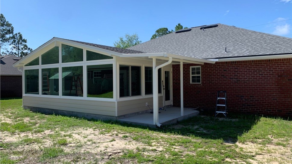 Sunrooms & Enclosures Project in Navarre, FL by Hometown Contractors, Inc.