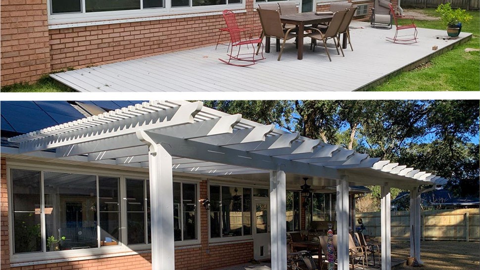 Patio Covers & Pergolas Project in Milton, FL by Hometown Contractors, Inc.