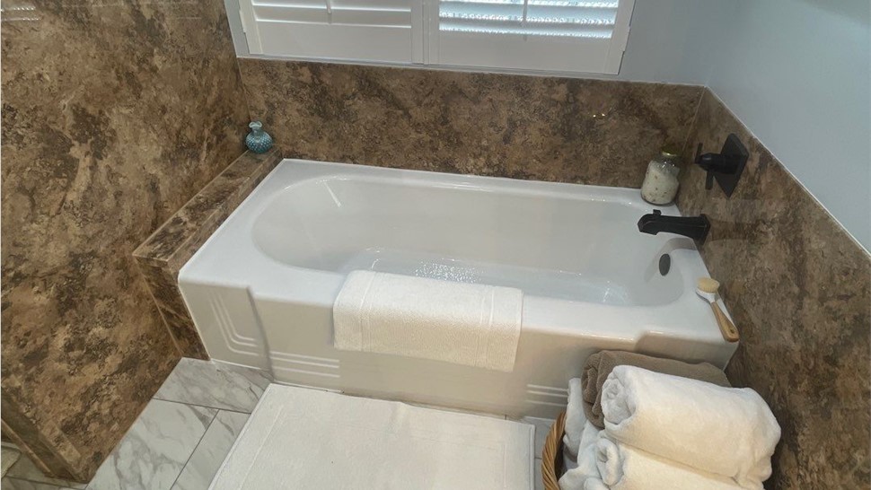 Tubs & Showers Project in Pace, FL by Hometown Contractors, Inc.