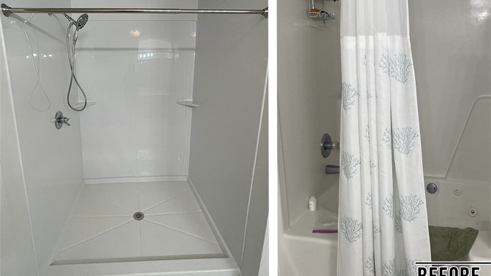 Tubs & Showers Project in Cantonment, FL by Hometown Contractors, Inc.