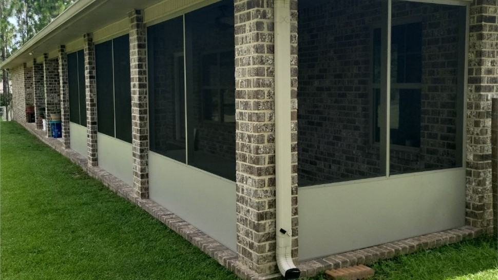 Sunrooms & Enclosures Project in Pace, FL by Hometown Contractors, Inc.