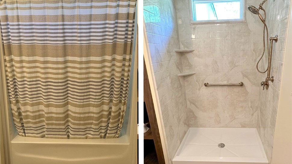 Tubs & Showers Project in Baker, FL by Hometown Contractors, Inc.