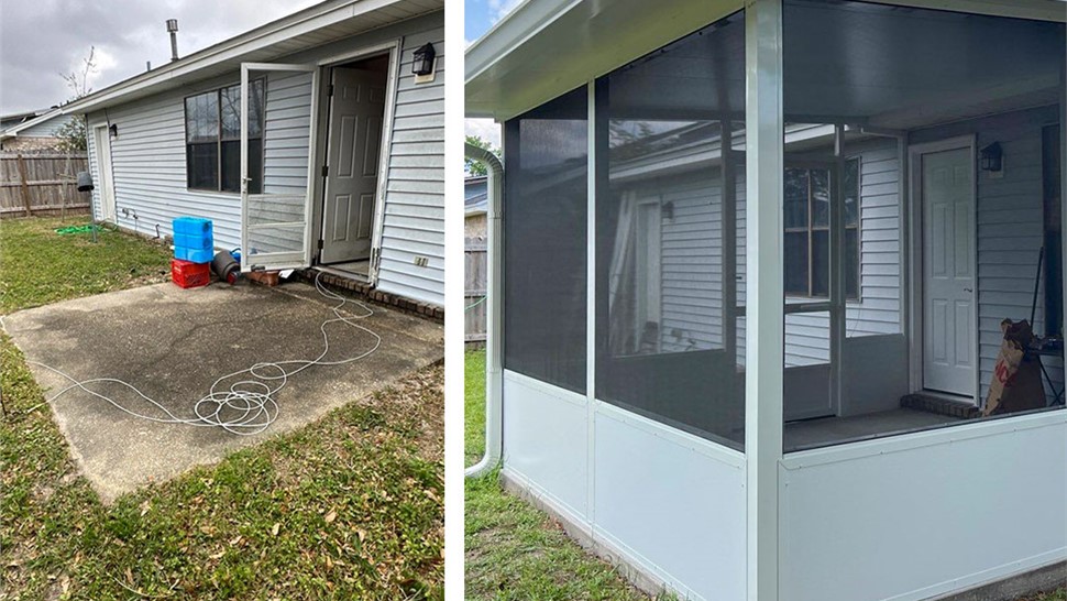 Sunrooms & Enclosures Project in Pensacola, FL by Hometown Contractors, Inc.
