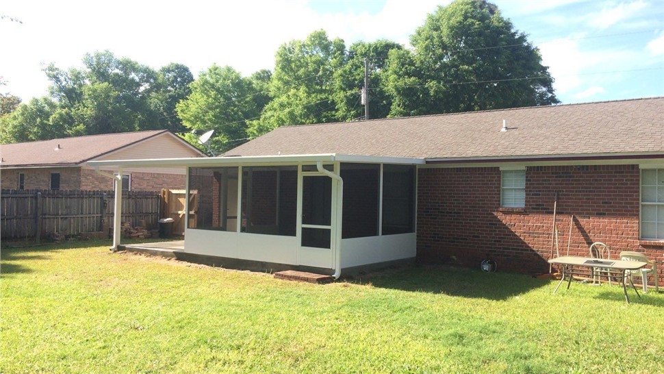Sunrooms & Enclosures Project in Milton, FL by Hometown Contractors, Inc.