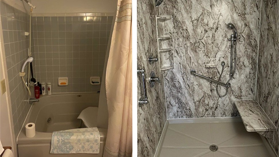 Tubs & Showers Project in Wewahitchka, FL by Hometown Contractors, Inc.