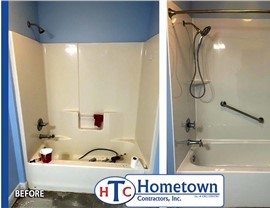 Tubs & Showers, Tubs & Showers Project in Milton, FL by Hometown Contractors, Inc.