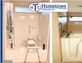 Tubs & Showers, Tubs & Showers Project in Pensacola, FL by Hometown Contractors, Inc.