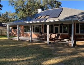 Patio Covers & Pergolas Project in Milton, FL by Hometown Contractors, Inc.