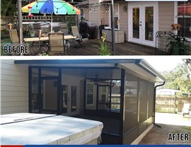 Sunrooms & Enclosures Project in Fort Walton Beach, FL by Hometown Contractors, Inc.