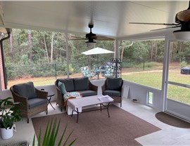 Sunrooms & Enclosures Project in Milton, FL by Hometown Contractors, Inc.