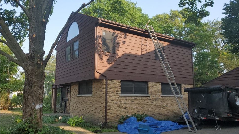 Gutters, Roofing, Siding Project in Northbrook, IL by Horizon Restoration